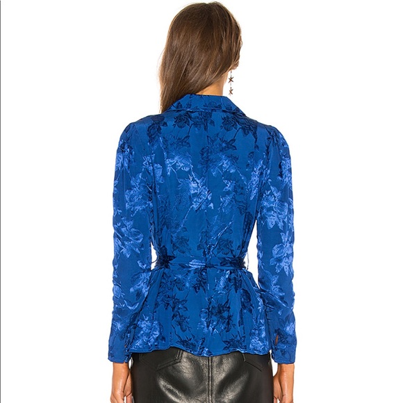 NWT MAJORELLE  Blue Blazer - Picture 3 of 5
